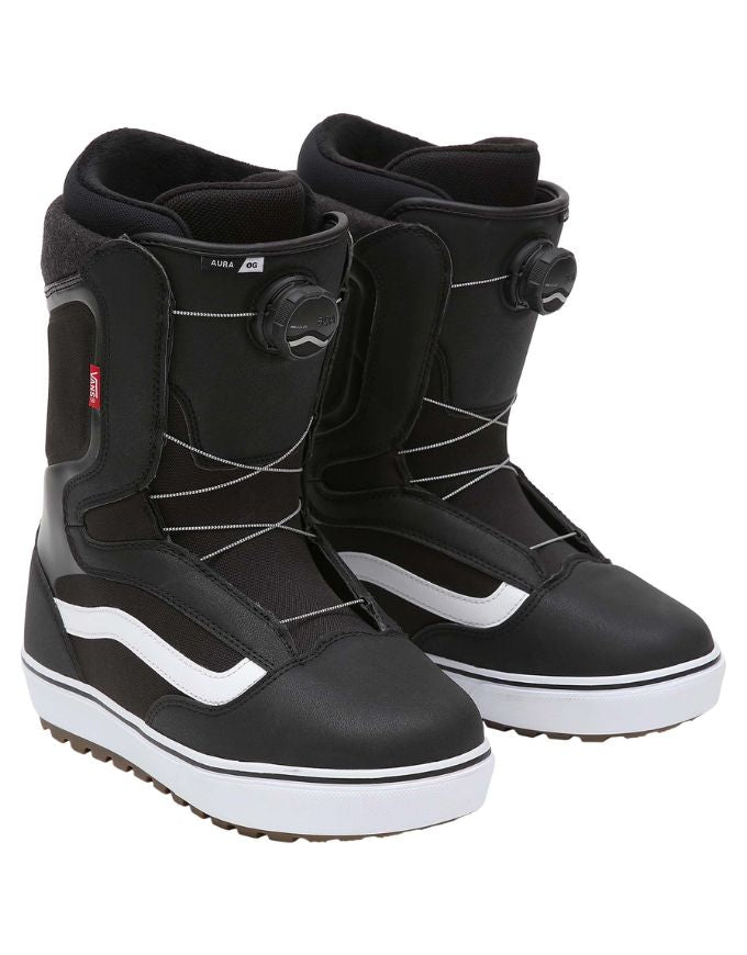 Vans Aura OG Snowboard Boot 2026 | Black/White